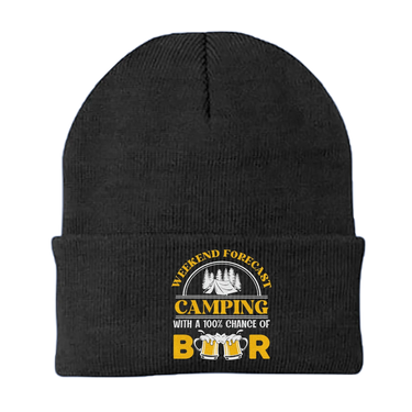 I Love Peeing Outside Embroidered Beanie